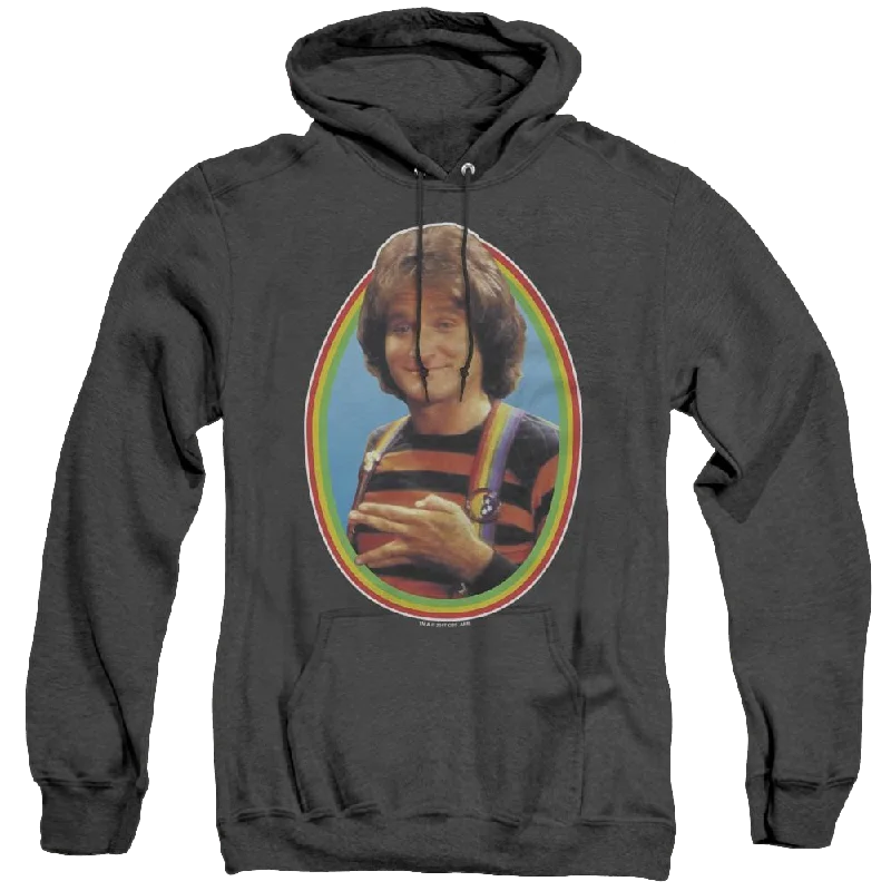 Mork & Mindy Mork - Heather Pullover Hoodie Port Neck Pullover
