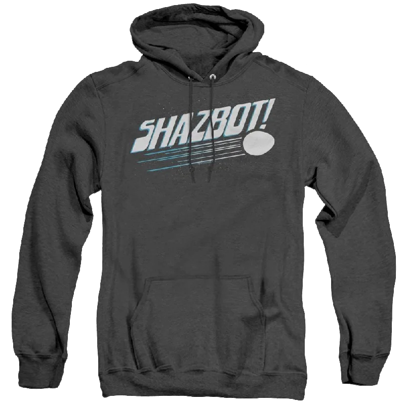 Mork & Mindy Shazbot Egg - Heather Pullover Hoodie Peter Pan Collar