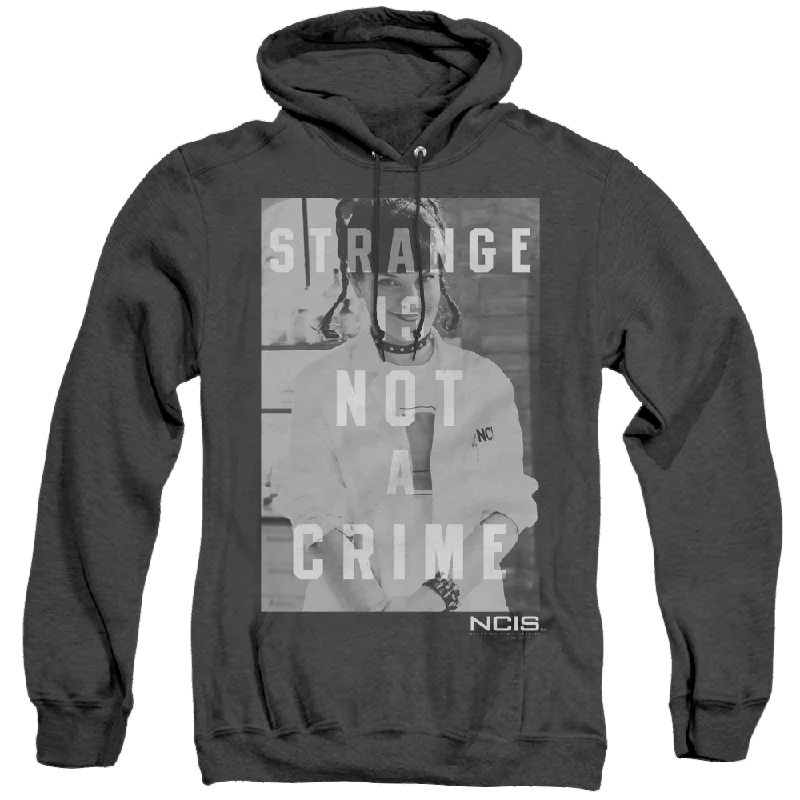 Ncis Strange - Heather Pullover Hoodie Ribbed Crew Neck