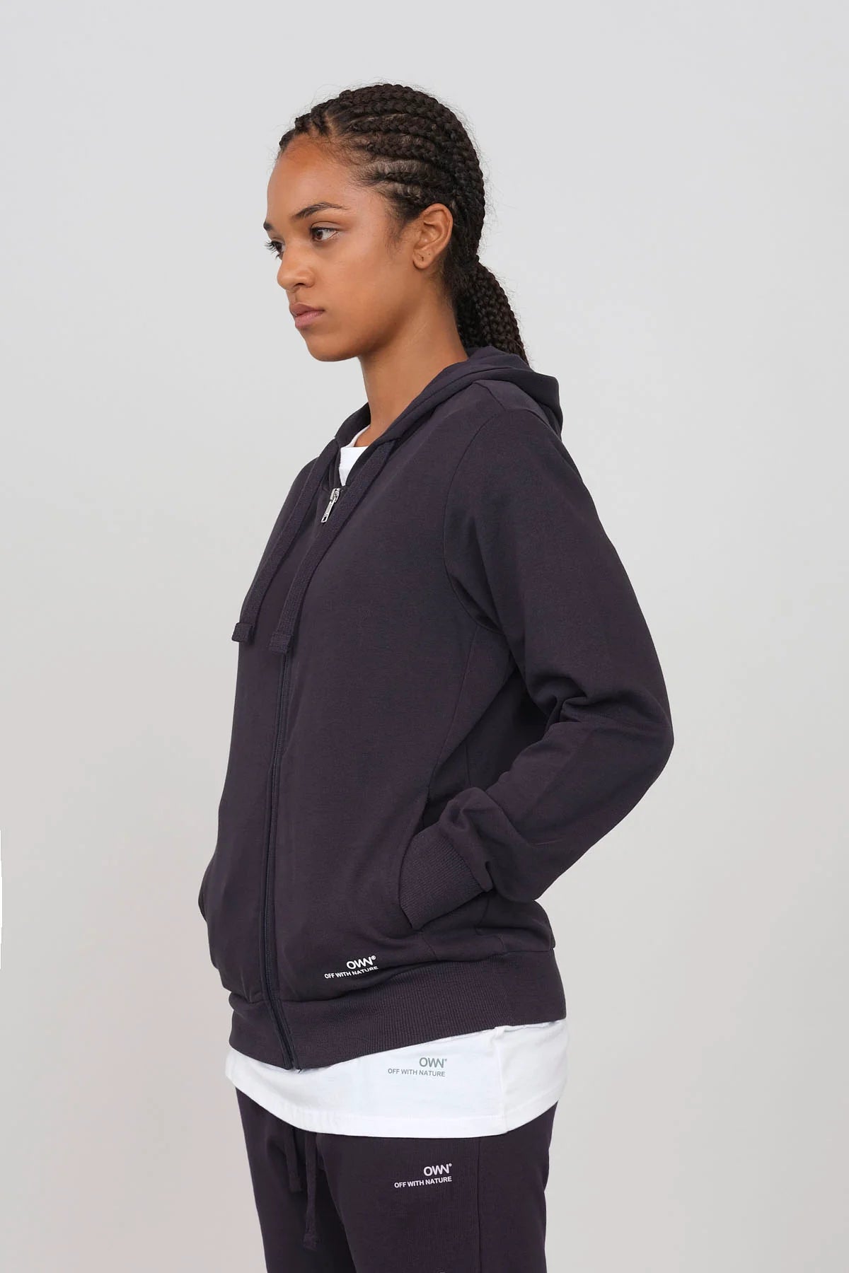 Women's Hoodie With A Zipper Blue Hoodie with Mesh Breathable Sporty