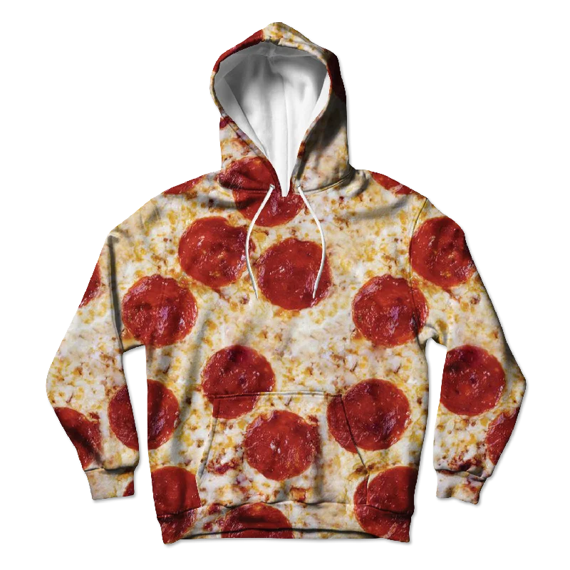 Pizza Unisex Hoodie Hoodie with V-Neck Classic Versatile