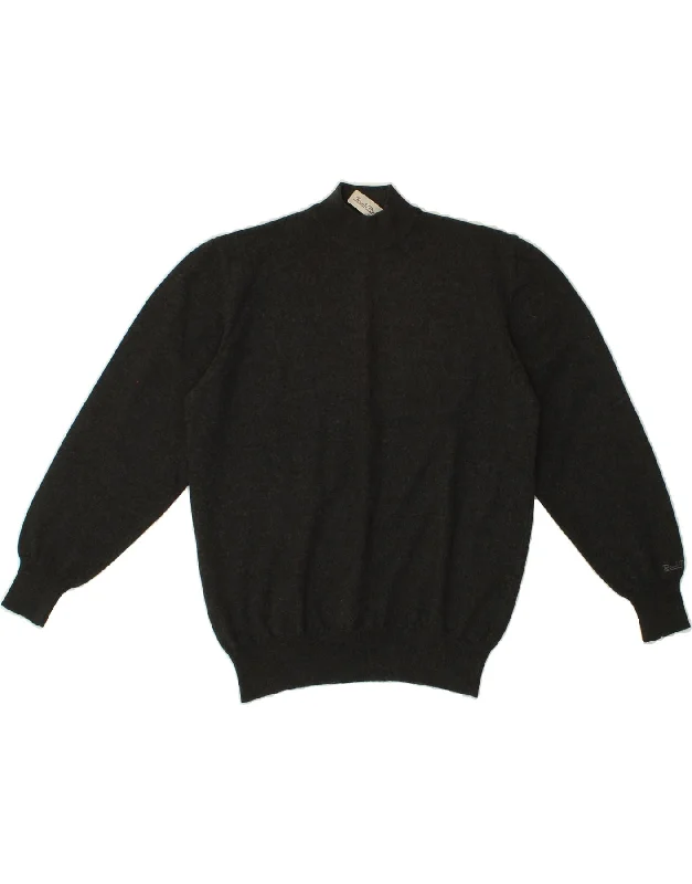 RENATO BALESTRA Womens Turtle Neck Jumper Sweater IT 48 XL Grey Wool Mesh Sweater Canvas Denim RENATO BALESTRA Womens Turtle Neck Jumper Sweater IT 48 XL Grey Wool Mesh Sweater Canvas Denim
