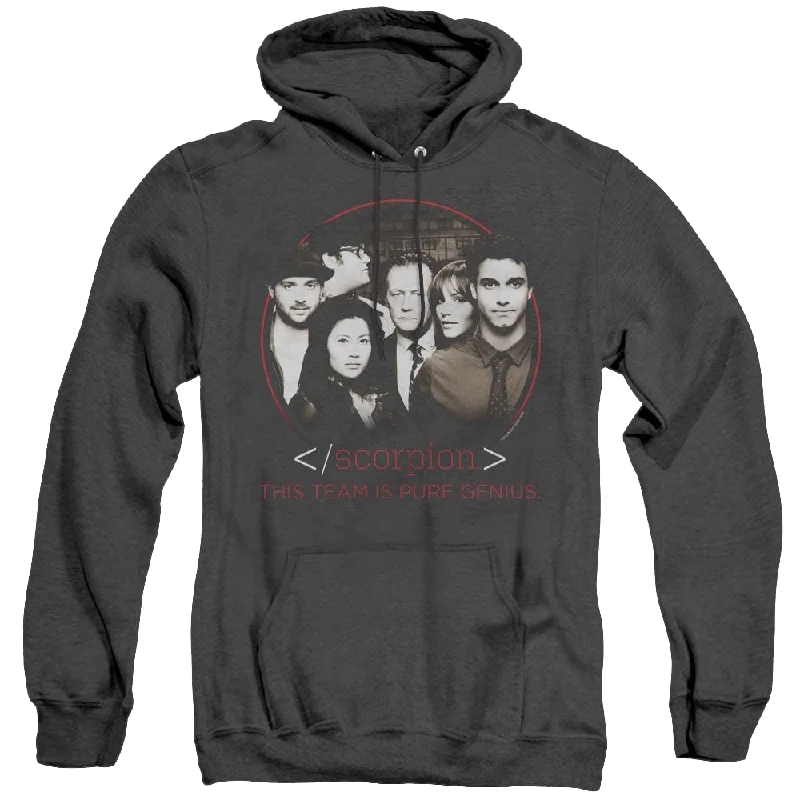 Scorpion Cast - Heather Pullover Hoodie Wrist Length Sleeve