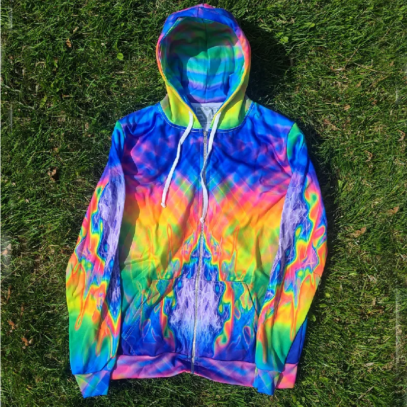 Seat of the Soul Hoodie – Psychedelic Geometric Wings Hoodie Sweatshirt Pullover