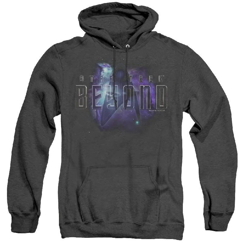 Star Trek Beyond Galaxy Beyond - Heather Pullover Hoodie Saggy Sleeve Comfort
