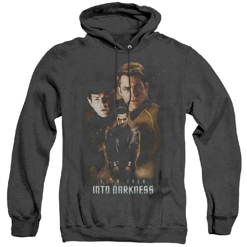 Star Trek Movies Aftermath - Heather Pullover Hoodie Zipper Front Cardigan
