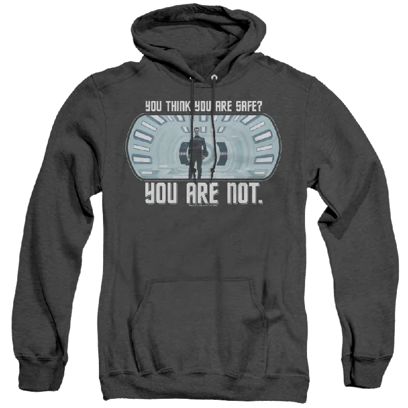 Star Trek Movies Not Safe - Heather Pullover Hoodie Hooded Pullover Sweater