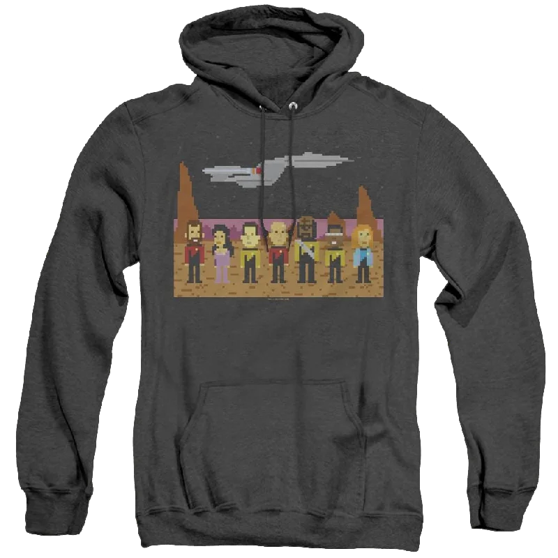 Star Trek The Next Generation Tng Trexel Creq - Heather Pullover Hoodie Crew Neck Wool Star Trek The Next Generation Tng Trexel Creq - Heather Pullover Hoodie Crew Neck Wool