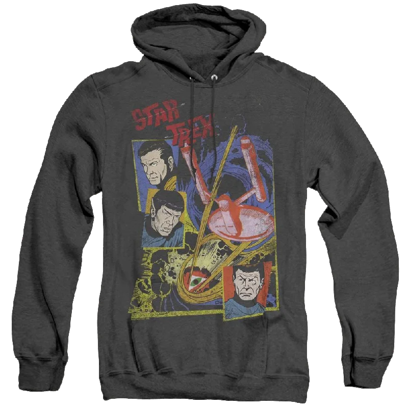 Star Trek The Original Series Eye Of The Storm - Heather Pullover Hoodie Tapered Sleeve Pullover Star Trek The Original Series Eye Of The Storm - Heather Pullover Hoodie Tapered Sleeve Pullover