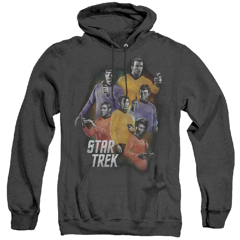 Star Trek The Original Series Galaxy Glow - Heather Pullover Hoodie Three Quarter Sleeve Star Trek The Original Series Galaxy Glow - Heather Pullover Hoodie Three Quarter Sleeve