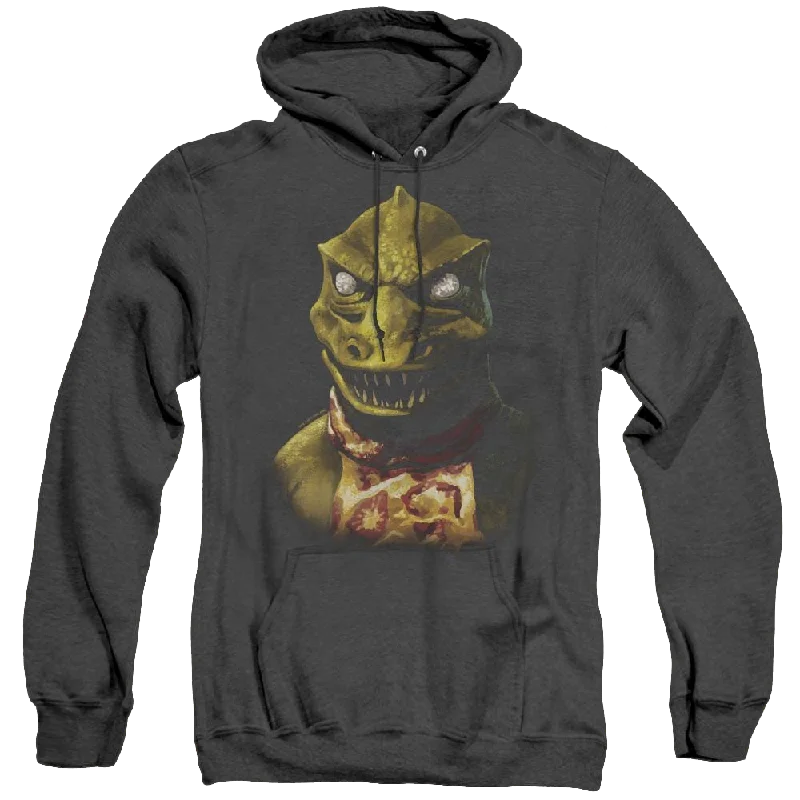 Star Trek The Original Series Gorn Bust - Heather Pullover Hoodie Elbow Length Sleeve Star Trek The Original Series Gorn Bust - Heather Pullover Hoodie Elbow Length Sleeve