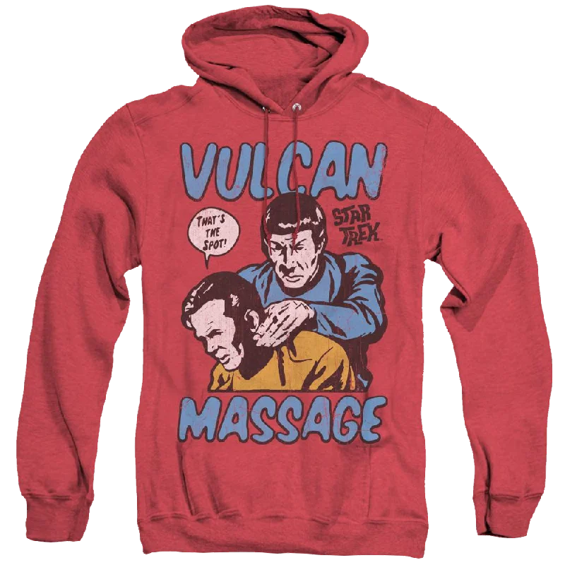 Star Trek The Original Series Massage - Heather Pullover Hoodie Solo Sleeve Pullover Star Trek The Original Series Massage - Heather Pullover Hoodie Solo Sleeve Pullover