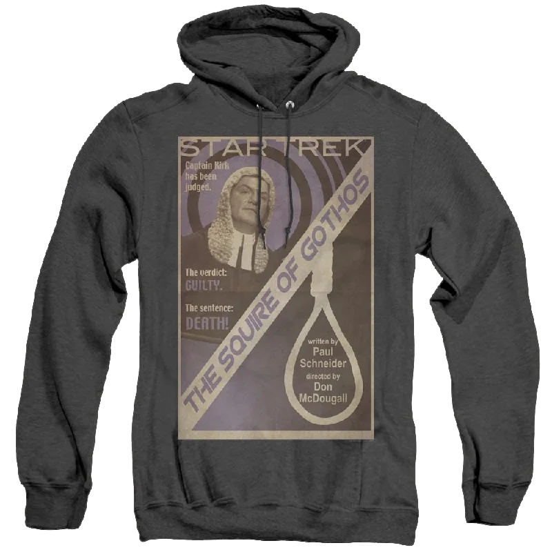 Star Trek The Original Series Tos Episode 17 - Heather Pullover Hoodie Ribbed Crew Neck Star Trek The Original Series Tos Episode 17 - Heather Pullover Hoodie Ribbed Crew Neck