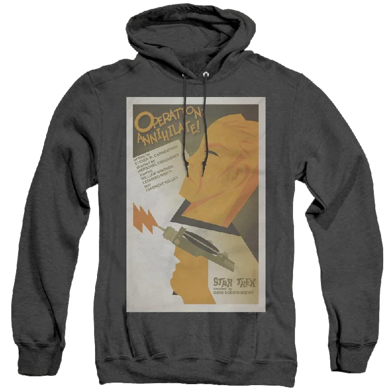 Star Trek The Original Series Tos Episode 29 - Heather Pullover Hoodie Ruffle Neck Pullover Star Trek The Original Series Tos Episode 29 - Heather Pullover Hoodie Ruffle Neck Pullover
