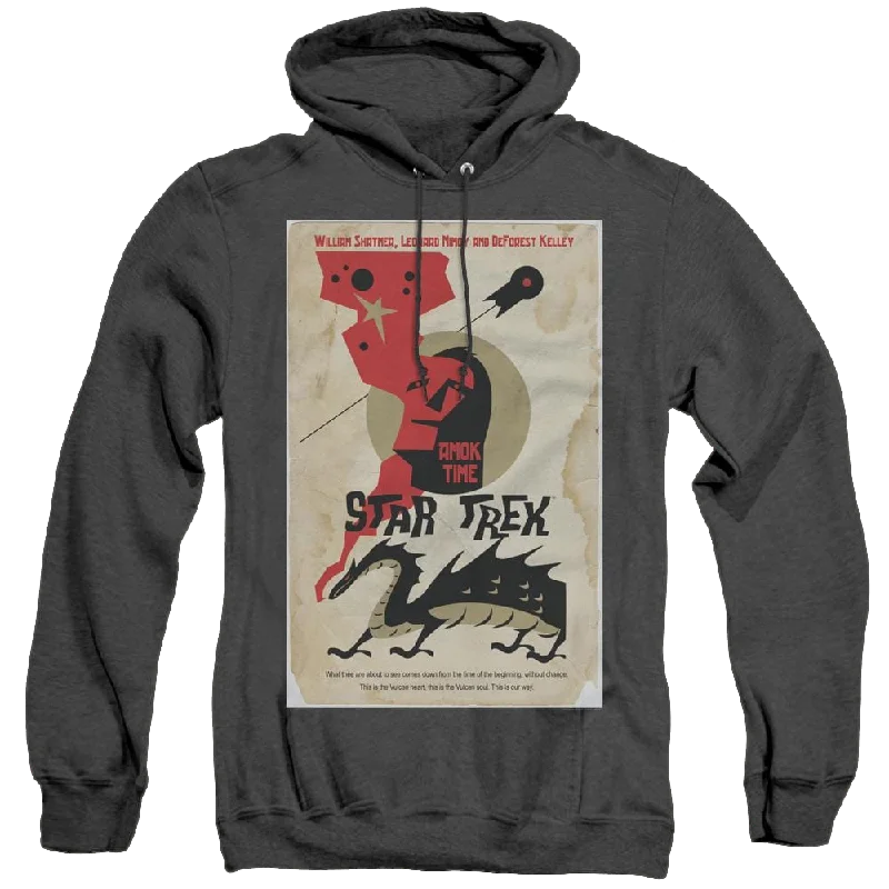 Star Trek The Original Series Tos Episode 30 - Heather Pullover Hoodie Port Neck Pullover Star Trek The Original Series Tos Episode 30 - Heather Pullover Hoodie Port Neck Pullover