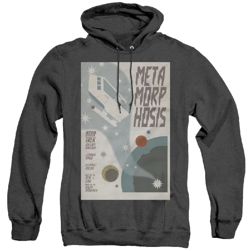 Star Trek The Original Series Tos Episode 38 - Heather Pullover Hoodie Mock Neck Pullover Star Trek The Original Series Tos Episode 38 - Heather Pullover Hoodie Mock Neck Pullover