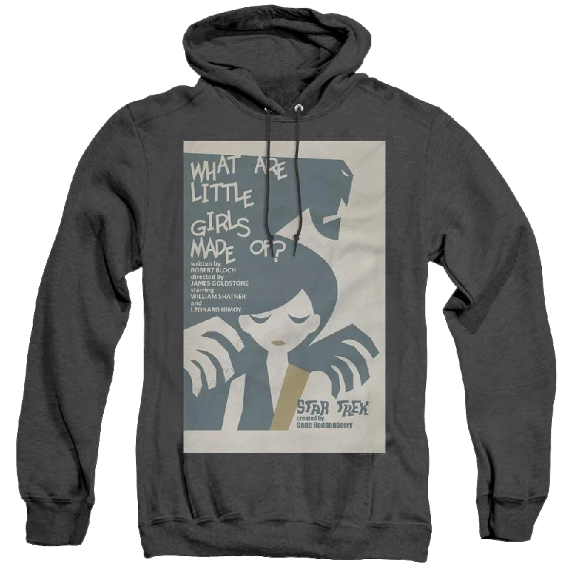 Star Trek The Original Series Tos Episode 7 - Heather Pullover Hoodie Textured Knit Design Star Trek The Original Series Tos Episode 7 - Heather Pullover Hoodie Textured Knit Design