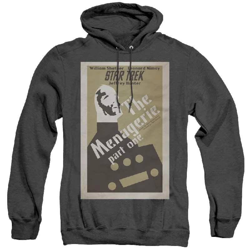 Star Trek The Original Series Tos Episode 11 - Heather Pullover Hoodie Button Front Sweater Star Trek The Original Series Tos Episode 11 - Heather Pullover Hoodie Button Front Sweater