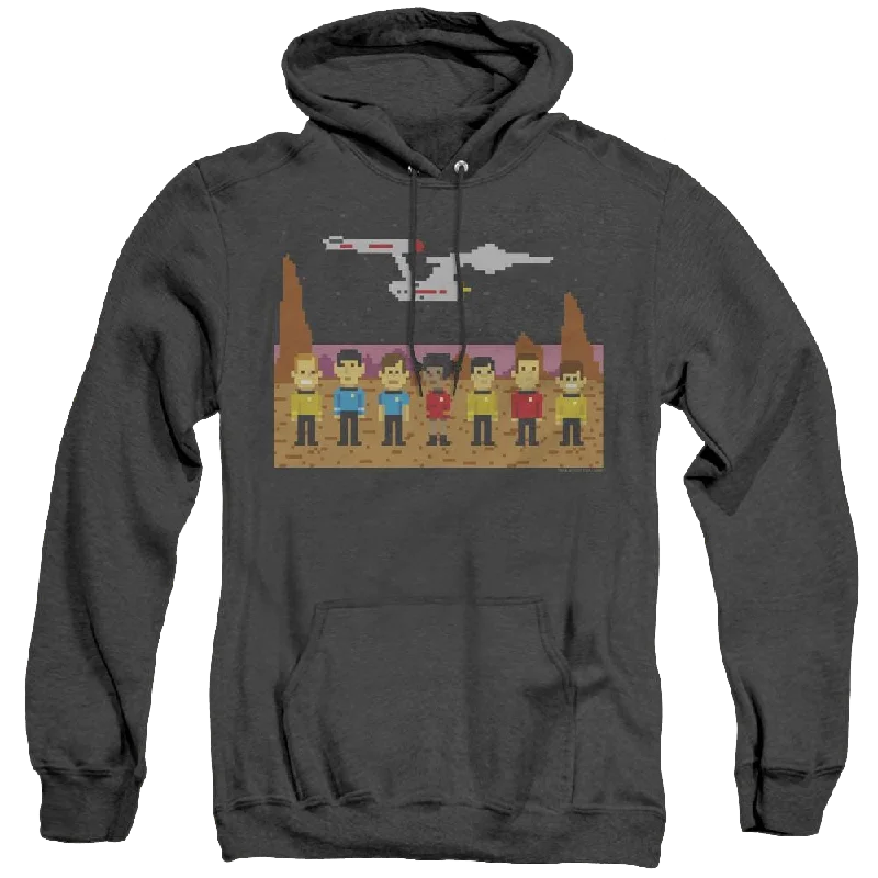 Star Trek The Original Series Tos Trexel Crew - Heather Pullover Hoodie Honey Neck Pullover Star Trek The Original Series Tos Trexel Crew - Heather Pullover Hoodie Honey Neck Pullover