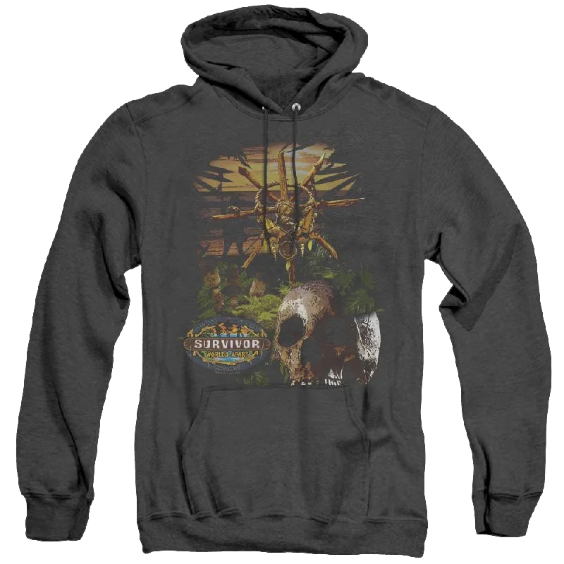 Survivor Jungle - Heather Pullover Hoodie Wide Sleeve Pullover