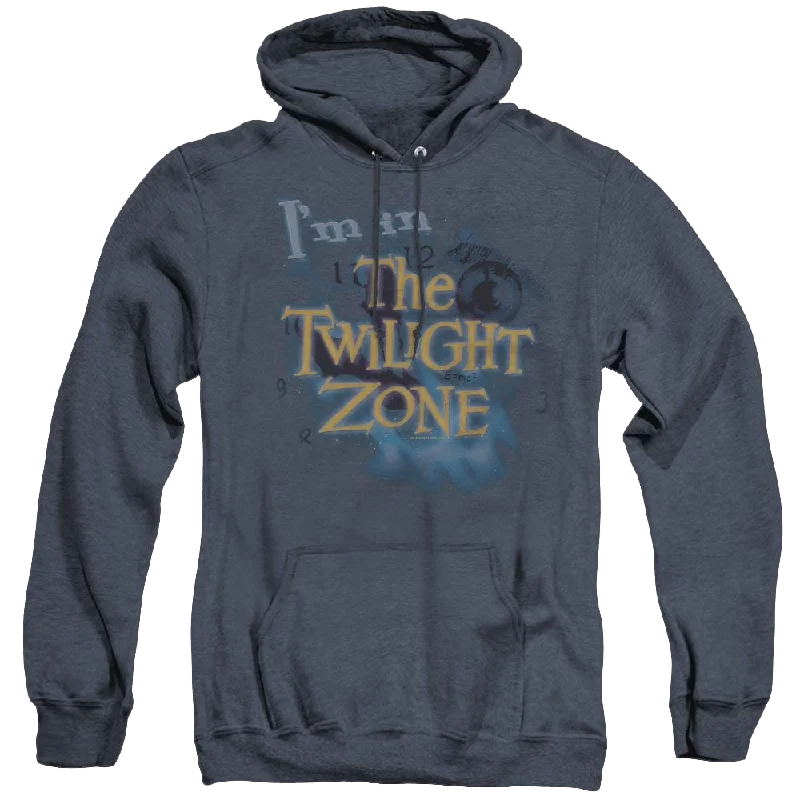 Twilight Zone, The Im In The Twilight Zone - Heather Pullover Hoodie Blouson Sleeve Pullover Twilight Zone, The Im In The Twilight Zone - Heather Pullover Hoodie Blouson Sleeve Pullover
