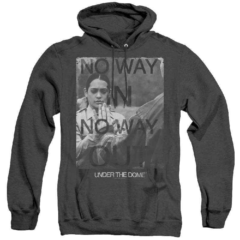 Under The Dome Trapped - Heather Pullover Hoodie Textured Knit Design