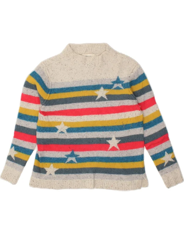 WHITE STUFF Womens Turtle Neck Jumper Sweater UK 12 Medium Multicoloured Iron Safe Non-Iron Wrinkle Free WHITE STUFF Womens Turtle Neck Jumper Sweater UK 12 Medium Multicoloured Iron Safe Non-Iron Wrinkle Free