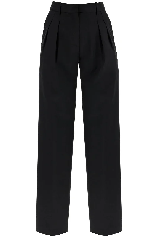 Double Pleat Trousers  - Nero Trousers versatile all-occasion