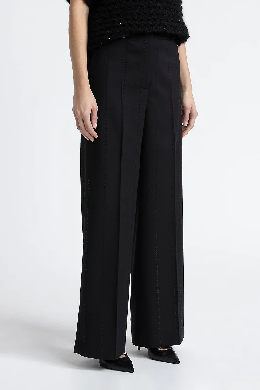 Wool palazzo trousers Trousers Harem Relaxed Fit