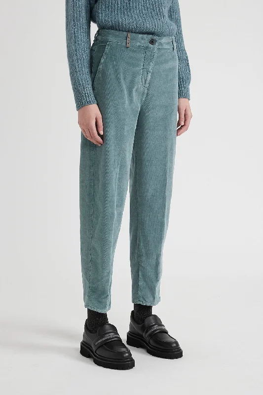 Needlecord carrot trousers Trousers Gym Athletic