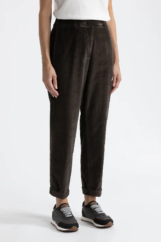 Needlecord carrot trousers Trousers Summer Linen
