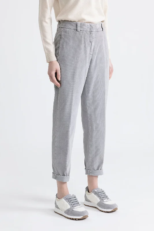 Needlecord carrot trousers Trousers Modern Contemporary