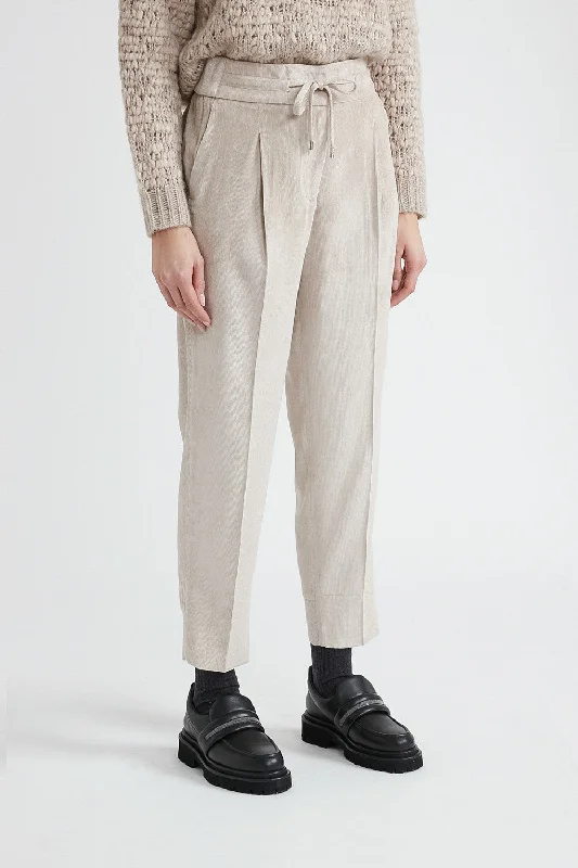 Needlecord carrot trousers Trousers Harem Relaxed Fit