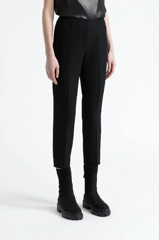 Two-way stretch fabric trousers Trousers High Rise Slim Fit
