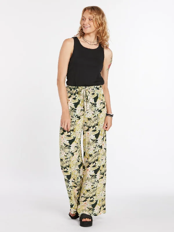 Frondly Fire Trousers - BLACK COMBO Trousers Low Rise Relaxed