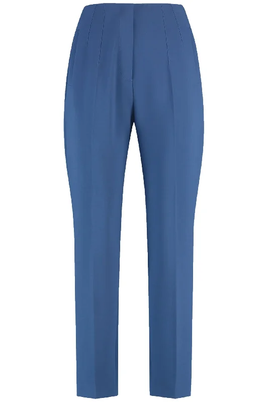 Gerry Weber 420044-31259 Trousers Blue Steel Trousers sophisticated sleek