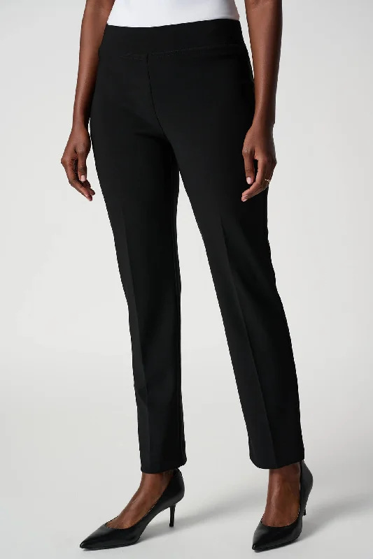 Joseph Ribkoff 143105 Black Classic Straight Trouser Trousers Cargo Utility