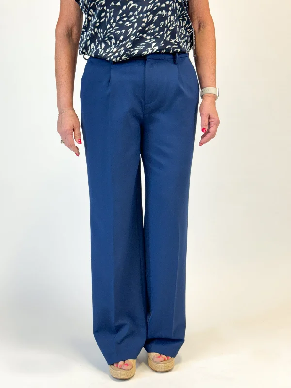Liverpool Hi-Rise Pleated Trouser Trousers Timeless Classic