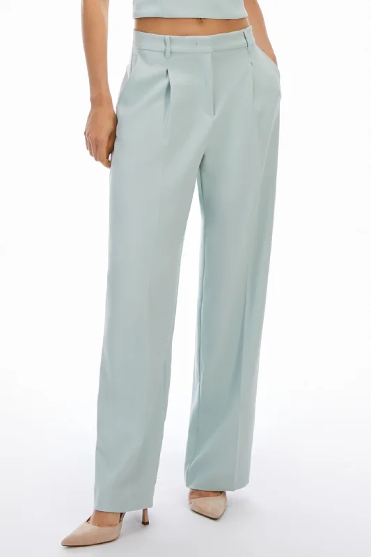 Pennyblack 2411131062200 Curzio Water Blue Wide Leg Cady Trousers Trousers Yoga Stretchy Pennyblack 2411131062200 Curzio Water Blue Wide Leg Cady Trousers Trousers Yoga Stretchy