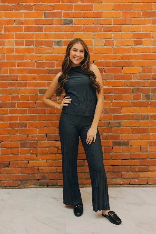 Pull On Pleated Dress Pants Trousers Occasion Special