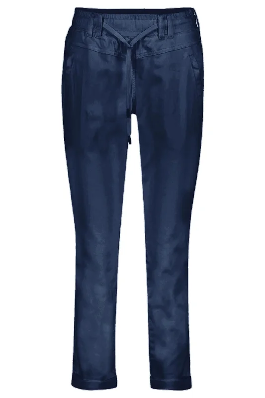 Red Button SRB4154 Tessy Navy Cropped Jogger Trousers Skinny Trousers Denim Stretchy Red Button SRB4154 Tessy Navy Cropped Jogger Trousers Skinny Trousers Denim Stretchy