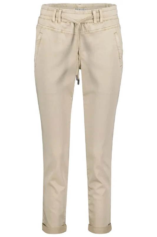 Red Button SRB4154 Tessy Pebble Taupe Cropped Jogger Trousers Trousers fashionable chic Red Button SRB4154 Tessy Pebble Taupe Cropped Jogger Trousers Trousers fashionable chic