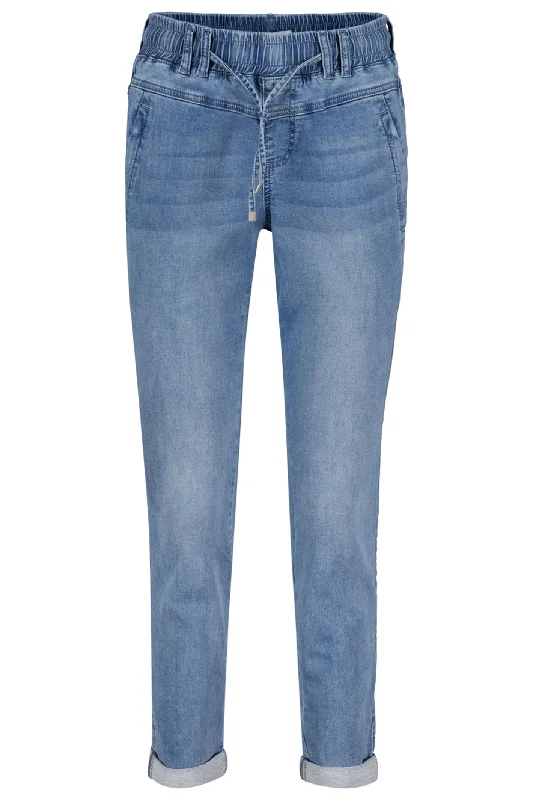 Red Button SRB4191 Tessy Midstone Used Blue Denim Cropped Jogger Trousers Trousers Culottes Wide Leg Red Button SRB4191 Tessy Midstone Used Blue Denim Cropped Jogger Trousers Trousers Culottes Wide Leg
