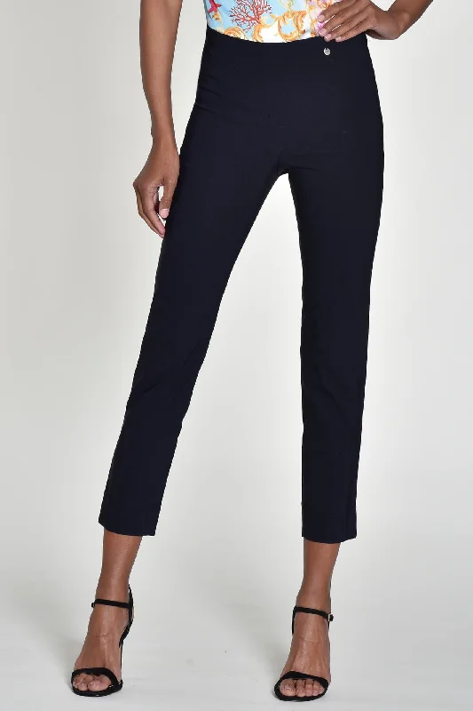 *Robell 51527-5499-69 Rose 09 Navy Ankle Grazer 7/8 Length Trousers Trousers Trousers Formal *Robell 51527-5499-69 Rose 09 Navy Ankle Grazer 7/8 Length Trousers Trousers Trousers Formal