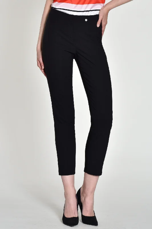 *Robell 51527-5499-90 Rose 09 Black Ankle Grazer 7/8 Length Trousers Trousers Denim Distressed *Robell 51527-5499-90 Rose 09 Black Ankle Grazer 7/8 Length Trousers Trousers Denim Distressed