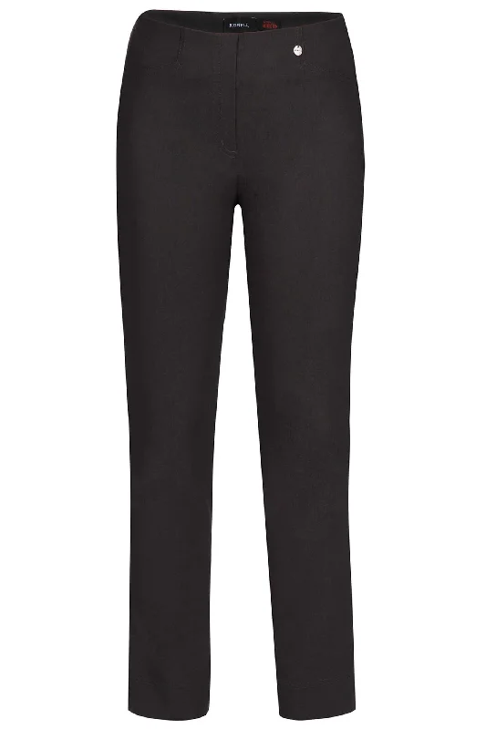 *Robell 51527-5499-97 Rose 09 Charcoal Ankle Grazer 7/8 Length Trousers Trousers Lace Delicate *Robell 51527-5499-97 Rose 09 Charcoal Ankle Grazer 7/8 Length Trousers Trousers Lace Delicate