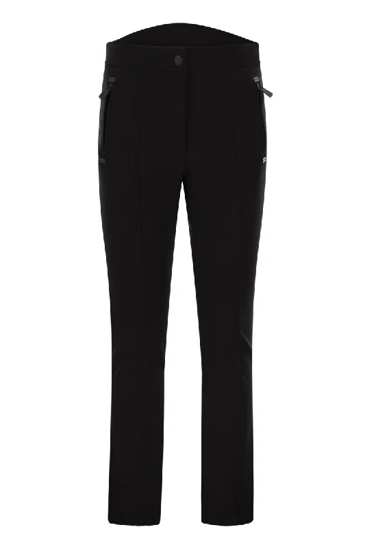 Twill trousers Trousers Leather Faux