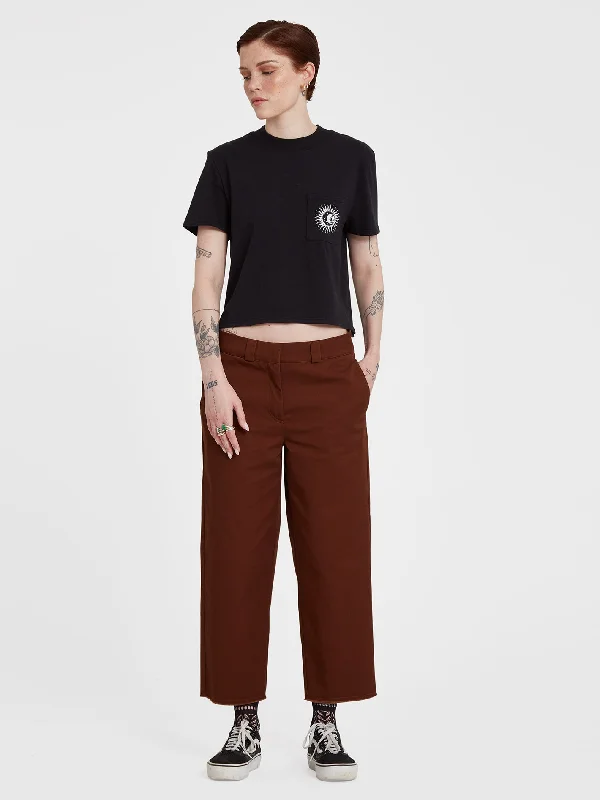 Whawhat Chino Trousers - BROWN Trousers Bestseller Popular