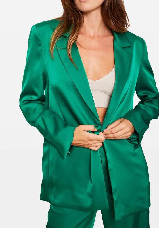 Mae Boyfriend Blazer In Holly