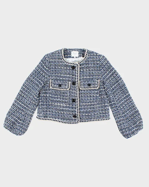 Maison D'Amelie Woven Cropped Blazer - M